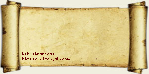 Tijana Sokolović vizit kartica